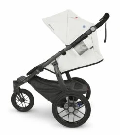 UPPAbaby Ridge Jogging Stroller - Bryce (White / Carbon) -Stroller Promotion Store uppababy ridge jogging stroller mesa travel system bundle bryce bryce 135