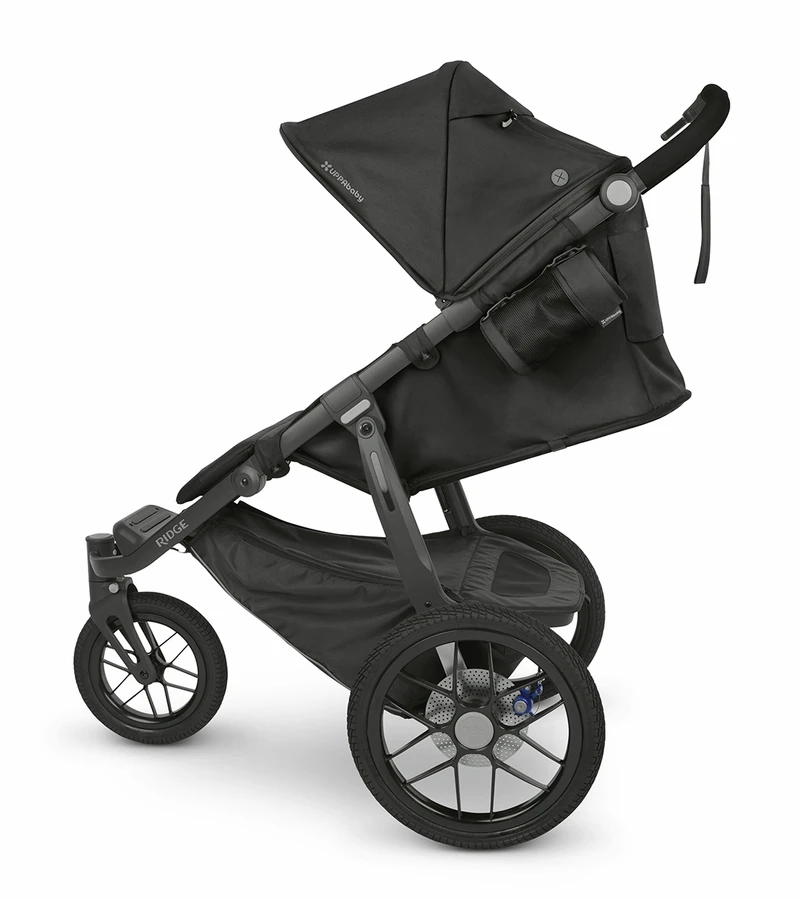 UPPAbaby Ridge Jogging Stroller + PiggyBack Ride-Along Bundle - Jake (Charcoal / Carbon) 5 UPPAbaby Ridge Jogging Stroller + PiggyBack Ride-Along Bundle - Jake (Charcoal / Carbon) - Image 3