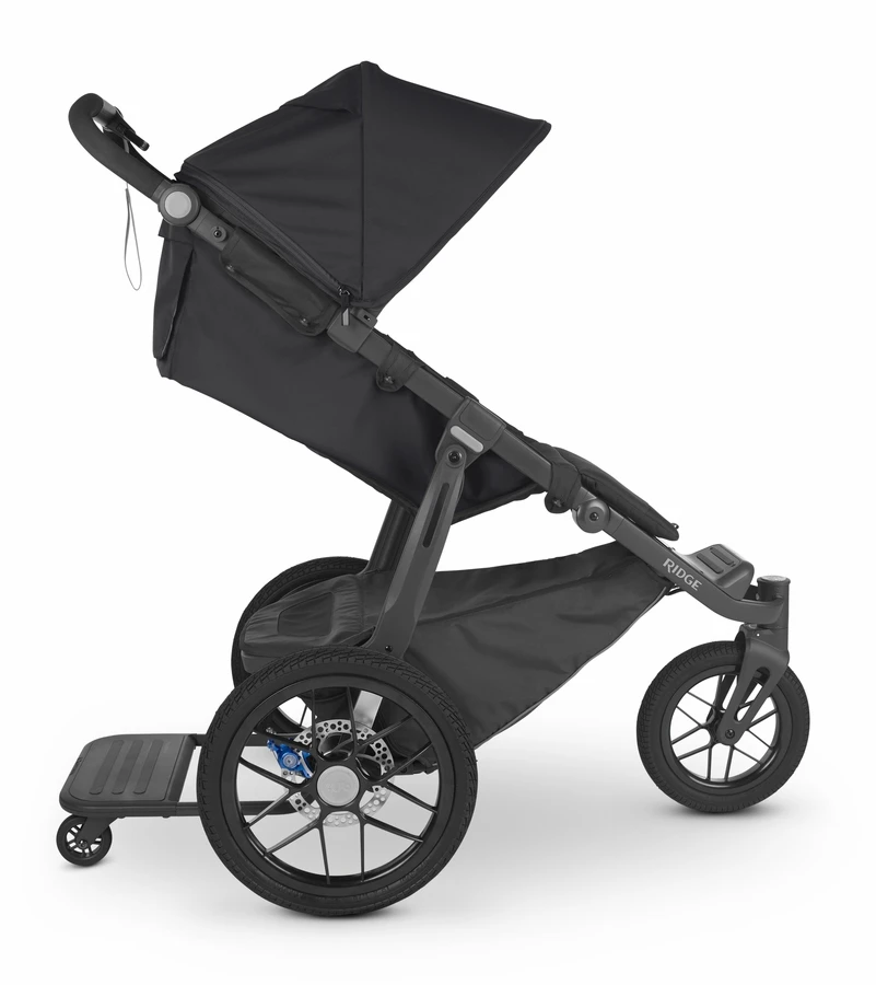 UPPAbaby Ridge Jogging Stroller + PiggyBack Ride-Along Bundle - Jake (Charcoal / Carbon) 6 UPPAbaby Ridge Jogging Stroller + PiggyBack Ride-Along Bundle - Jake (Charcoal / Carbon) - Image 4
