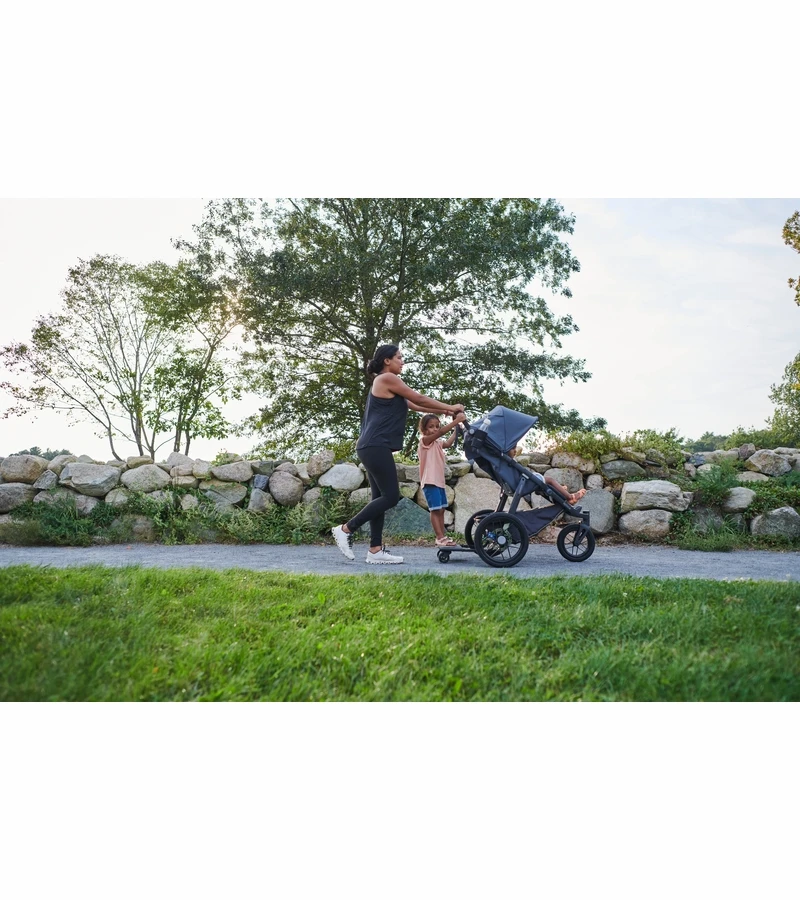 UPPAbaby Ridge Jogging Stroller + PiggyBack Ride-Along Bundle - Jake (Charcoal / Carbon) 9 UPPAbaby Ridge Jogging Stroller + PiggyBack Ride-Along Bundle - Jake (Charcoal / Carbon) - Image 7