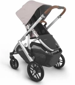 UPPAbaby Vista V2 Single-to-Double Stroller - Alice (Dusty Pink/Silver/Saddle Leather) -Stroller Promotion Store uppababy vista v2 single to double stroller alice dusty pink silver saddle leather 65