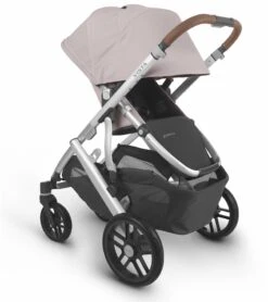 UPPAbaby Vista V2 Single-to-Double Stroller - Alice (Dusty Pink/Silver/Saddle Leather) -Stroller Promotion Store uppababy vista v2 single to double stroller alice dusty pink silver saddle leather 66