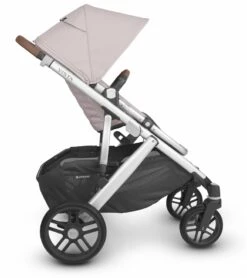 UPPAbaby Vista V2 Single-to-Double Stroller - Alice (Dusty Pink/Silver/Saddle Leather) -Stroller Promotion Store uppababy vista v2 single to double stroller alice dusty pink silver saddle leather 68