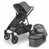 UPPAbaby Vista V2 Single-to-Double Stroller - Greyson (Charcoal Melange/Carbon/Saddle Leather) -Stroller Promotion Store uppababy vista v2 single to double stroller greyson charcoal melange carbon saddle leather 41