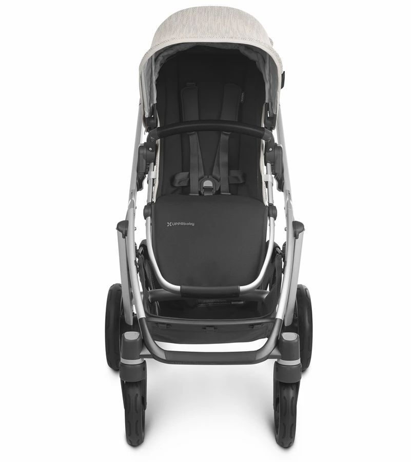 UPPAbaby Vista V2 Single-to-Double Stroller - Sierra (Dune Knit/Silver/Black Leather) 9 UPPAbaby Vista V2 Single-to-Double Stroller - Sierra (Dune Knit/Silver/Black Leather) - Image 7