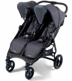 Valco Baby Slim Twin Double Stroller Sport Edition - Signature Grey