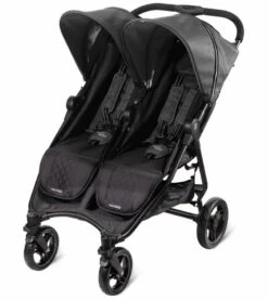 Valco Baby Slim Twin Side By Side Double Stroller - Licorice