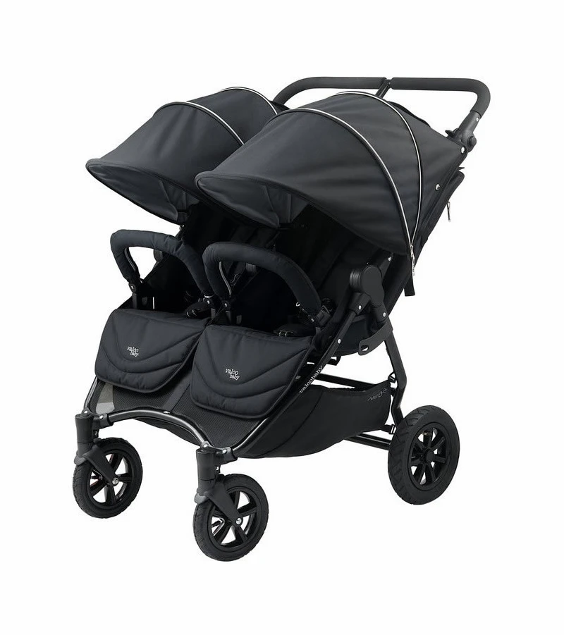 Valco Neo Twin Double Stroller - Black Lightning 3 Valco Neo Twin Double Stroller - Black Lightning