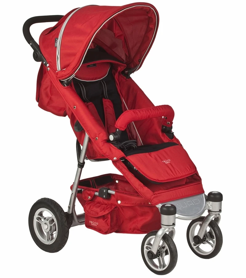 Valco Quad Stroller Cherry 3 Valco Quad Stroller Cherry