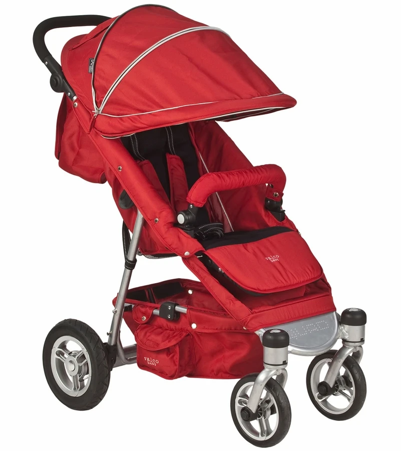 Valco Quad Stroller Cherry 4 Valco Quad Stroller Cherry - Image 2