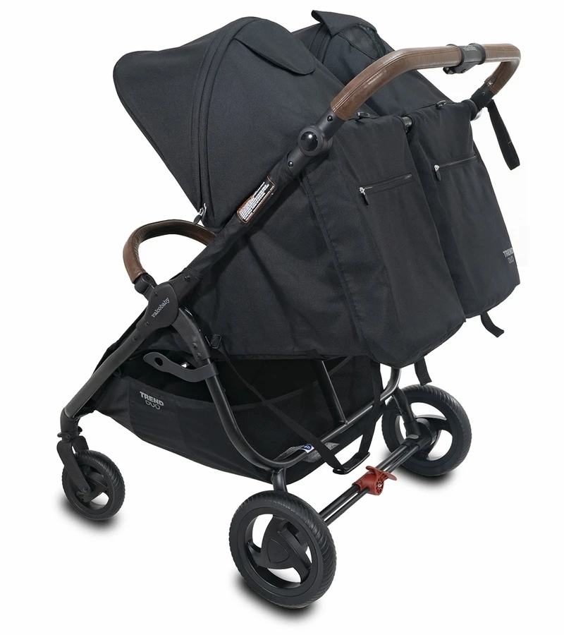 Valco Snap Duo Trend Side By Side Double Stroller - Black 5 Valco Snap Duo Trend Side By Side Double Stroller - Black - Image 3