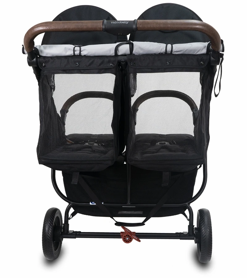 Valco Snap Duo Trend Side By Side Double Stroller - Black 6 Valco Snap Duo Trend Side By Side Double Stroller - Black - Image 4