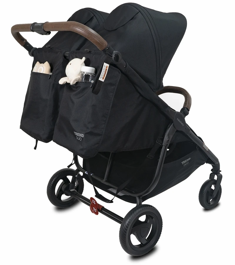 Valco Snap Duo Trend Side By Side Double Stroller - Black 7 Valco Snap Duo Trend Side By Side Double Stroller - Black - Image 5