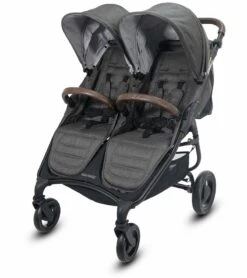 Valco Snap Duo Trend Side By Side Double Stroller - Charcoal