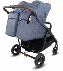 Valco Snap Duo Trend Side By Side Double Stroller - Denim -Stroller Promotion Store valco snap duo trend side by side double stroller denim 29