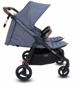 Valco Snap Duo Trend Side By Side Double Stroller - Denim -Stroller Promotion Store valco snap duo trend side by side double stroller denim 30