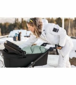 Voksi Urban Footmuff - Grey / Cream -Stroller Promotion Store voksi urban footmuff grey cream 165