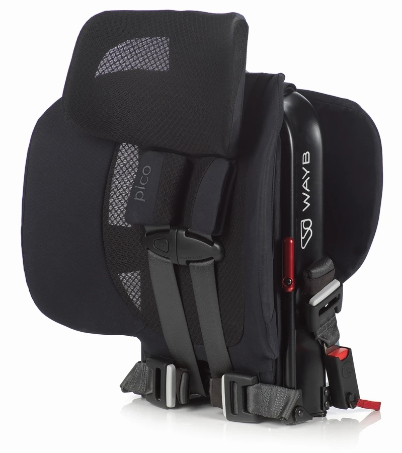 WAYB Pico Forward Facing Travel Car Seat + Deluxe Travel Bag Bundle - Jet 5 WAYB Pico Forward Facing Travel Car Seat + Deluxe Travel Bag Bundle - Jet - Image 3